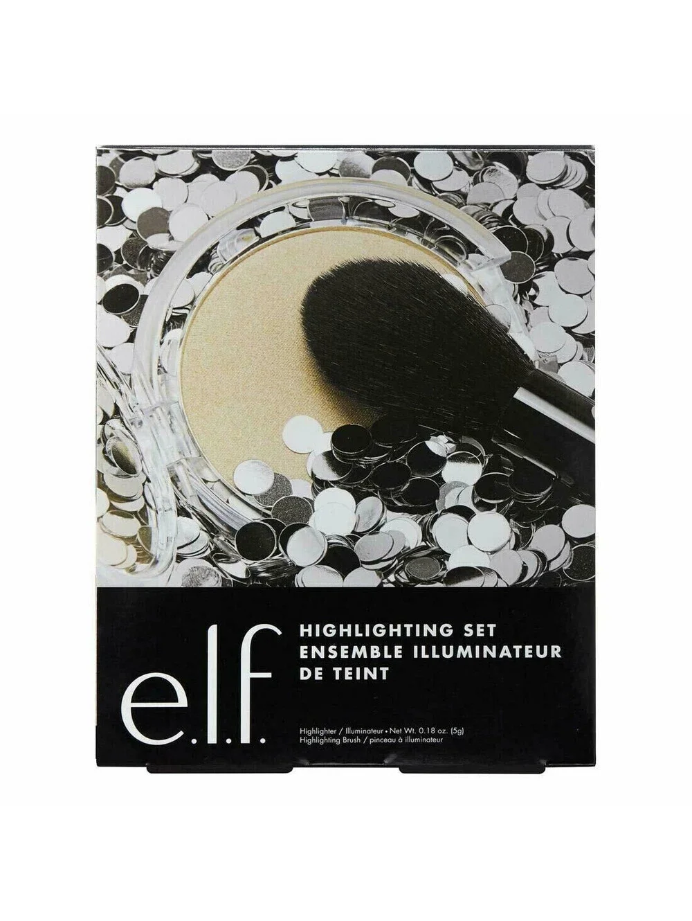 2 Pack  E.L.F Highlighting Ensemble Illuminator & Brush Set